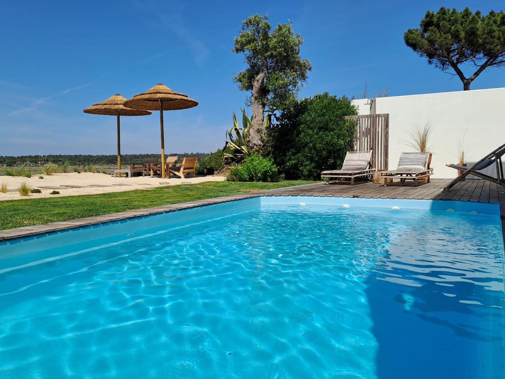 Casa Atlantico Carvalhal Comporta, Apartamento Piscina Aquecida Bagian luar foto